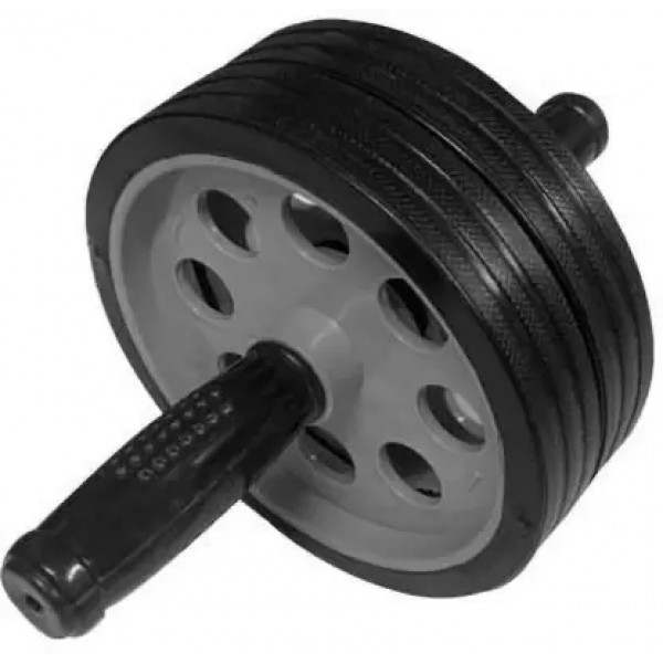 INSTAFIT Double Wheel Roller Ab Exerciser  (Grey)